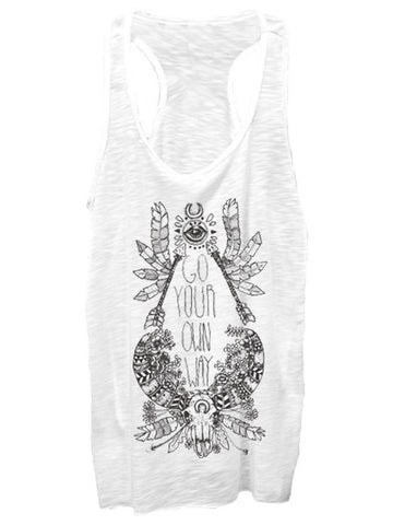 Bird Black Go Your Own Way Tank